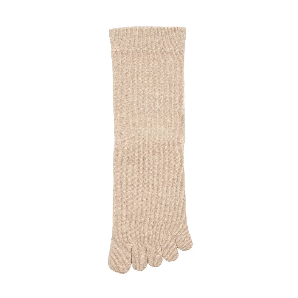 Aquascutum アクアスキュータム ニューライン ソックス 5本指 ソフト口ゴム - カジュアルソックス Beige / 27-29 RENOWNINX ONLINE SHOP