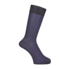 Aquascutum アクアスキュータム ソックス シャドーリブ - ビジネスソックス Charcoal Gray / 25-27 RENOWNINX ONLINE SHOP