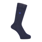 Aquascutum アクアスキュータム ソックス オーガニックコットン100% リブ - カジュアルソックス Navy / 25-26 RENOWNINX ONLINE SHOP