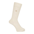 Aquascutum アクアスキュータム ソックス オーガニックコットン100% リブ - カジュアルソックス Beige / 25-26 RENOWNINX ONLINE SHOP