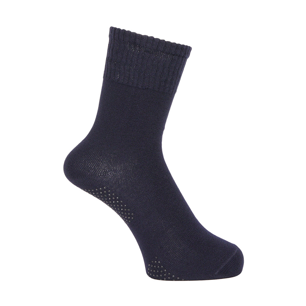 Aquascutum アクアスキュータム ソックス リッチェル無地 滑り止め付き - カジュアルソックス Navy / 24-26 RENOWNINX ONLINE SHOP