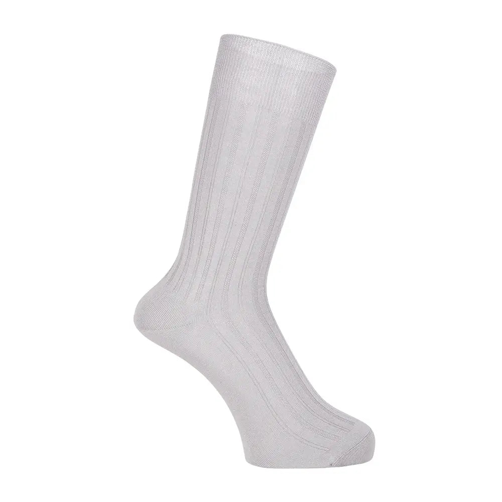 Aquascutum アクアスキュータム ソックス ゴムなし綿100%リンクス - ビジネスソックス Light Gray / 25-26 RENOWNINX ONLINE SHOP