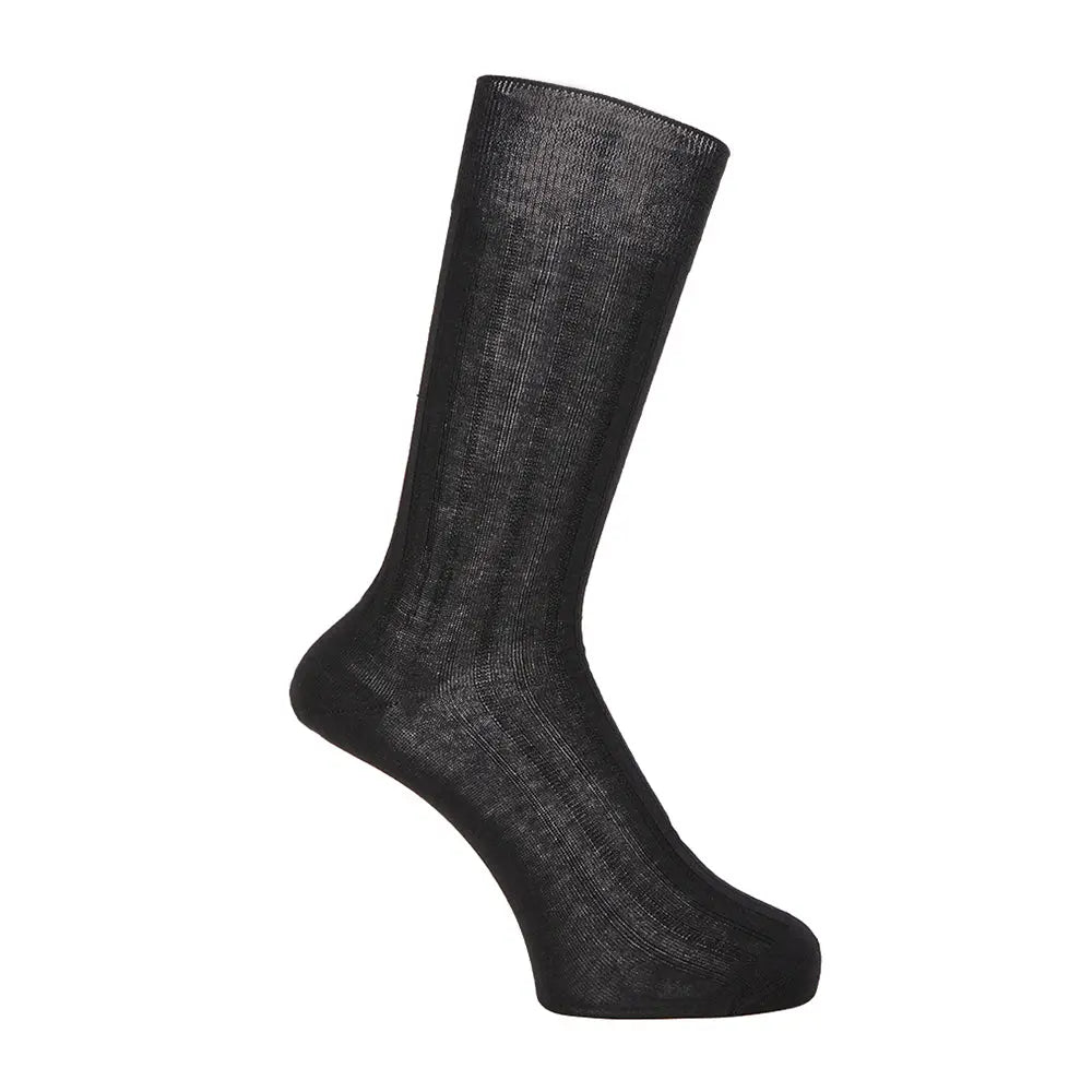 Aquascutum アクアスキュータム ソックス ゴムなし綿100%リンクス - ビジネスソックス Black / 25-26 RENOWNINX ONLINE SHOP