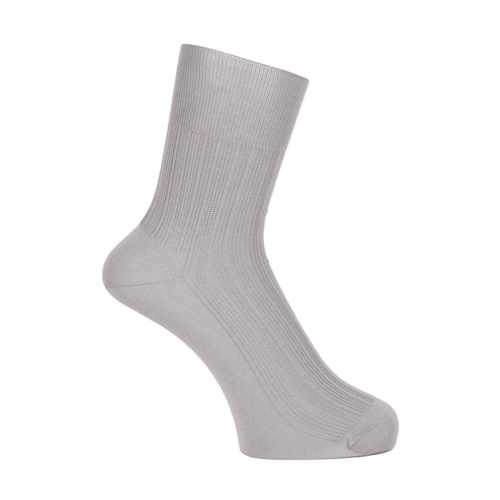 Aquascutum アクアスキュータム ソックス ゴムなし リンクスハーフ丈 - ビジネスソックス Gray / 25-27 RENOWNINX ONLINE SHOP