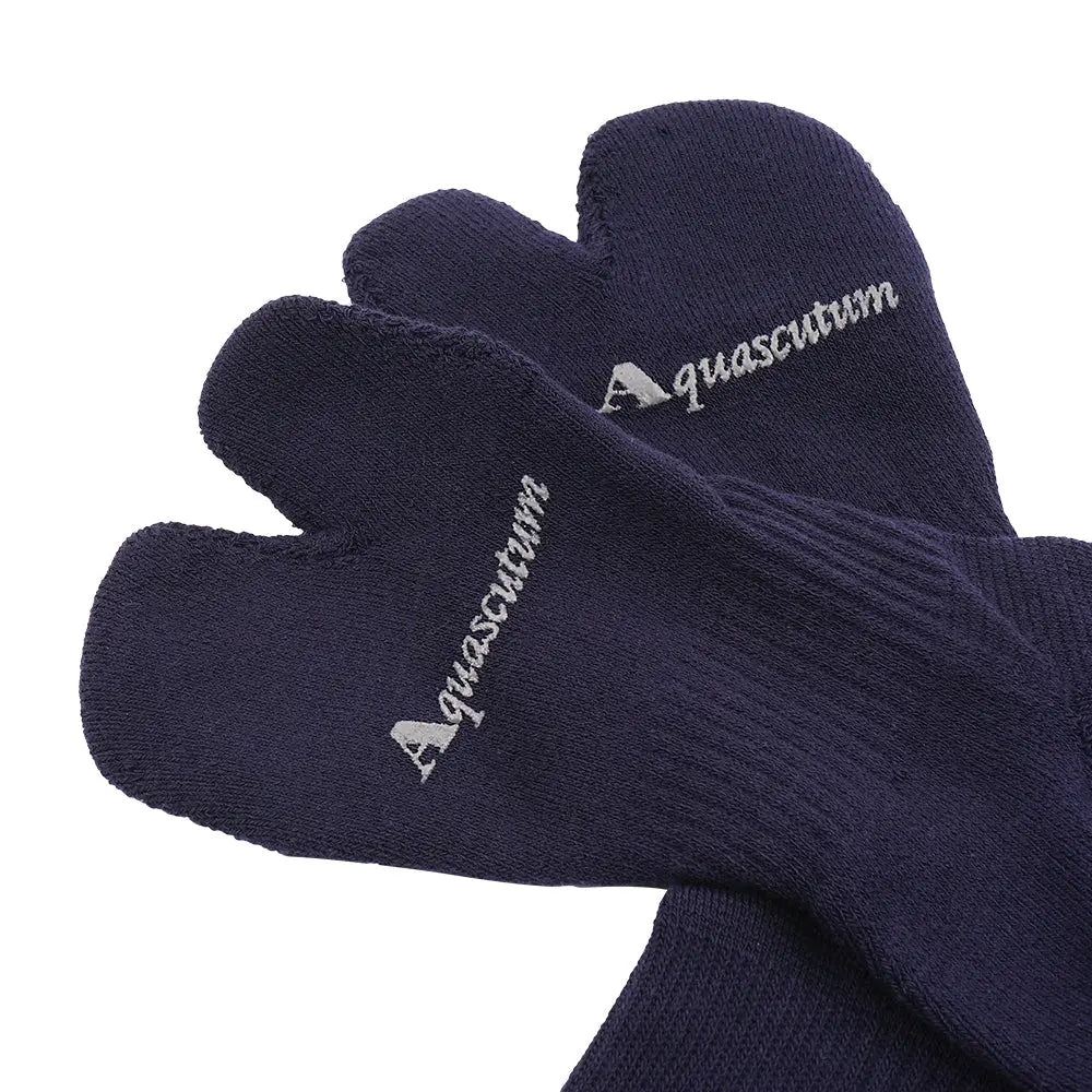 Aquascutum アクアスキュータム ニューライン ソックス ソフトくちゴム スポーツ二股 - カジュアルソックス RENOWNINX ONLINE SHOP