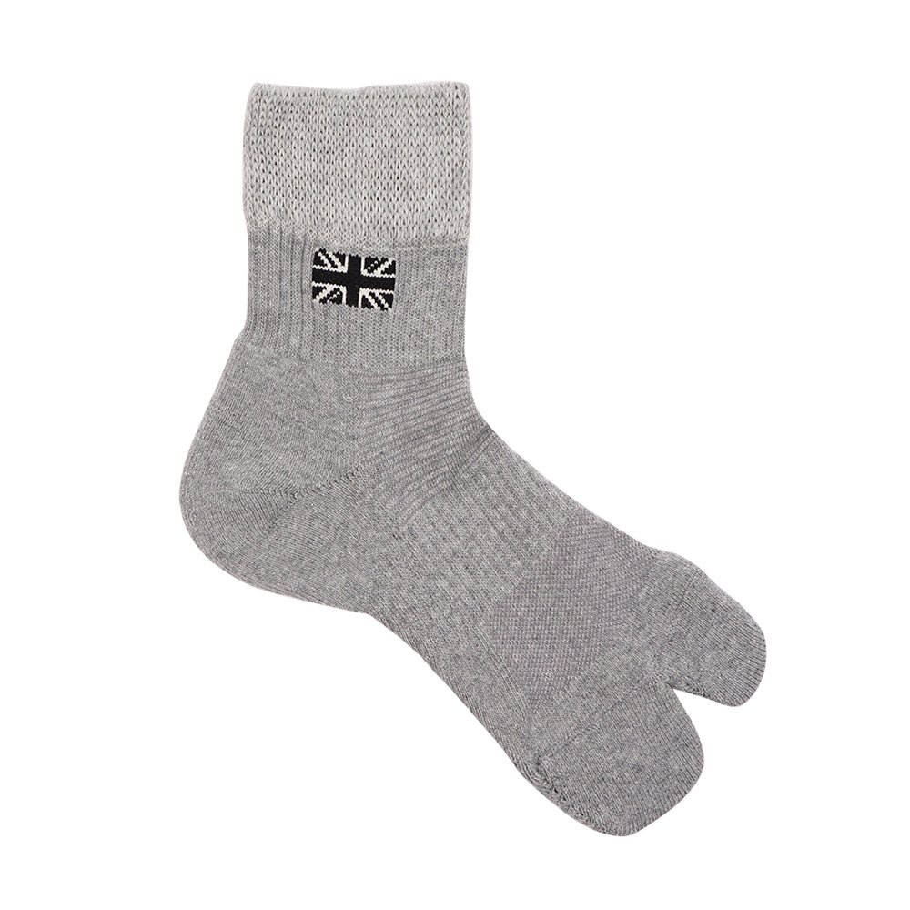 Aquascutum アクアスキュータム ニューライン ソックス ソフトくちゴム スポーツ二股 - カジュアルソックス Light Gray / 25-27 RENOWNINX ONLINE SHOP