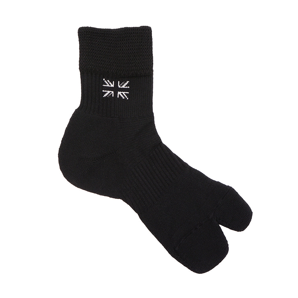 Aquascutum アクアスキュータム ニューライン ソックス ソフトくちゴム スポーツ二股 - カジュアルソックス Black / 25-27 RENOWNINX ONLINE SHOP