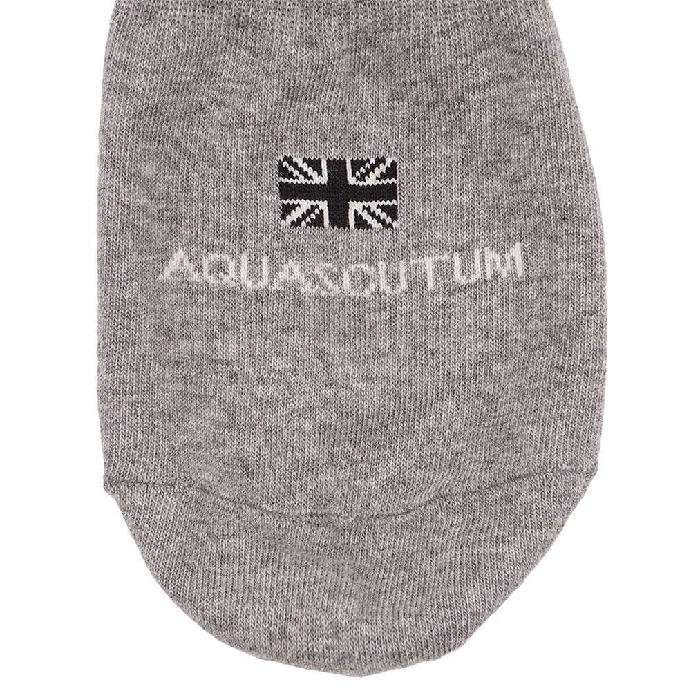 Aquascutum アクアスキュータム ニューライン ソックス ゴーストスニーカーロゴ - カジュアルソックス  RENOWNINX ONLINE SHOP