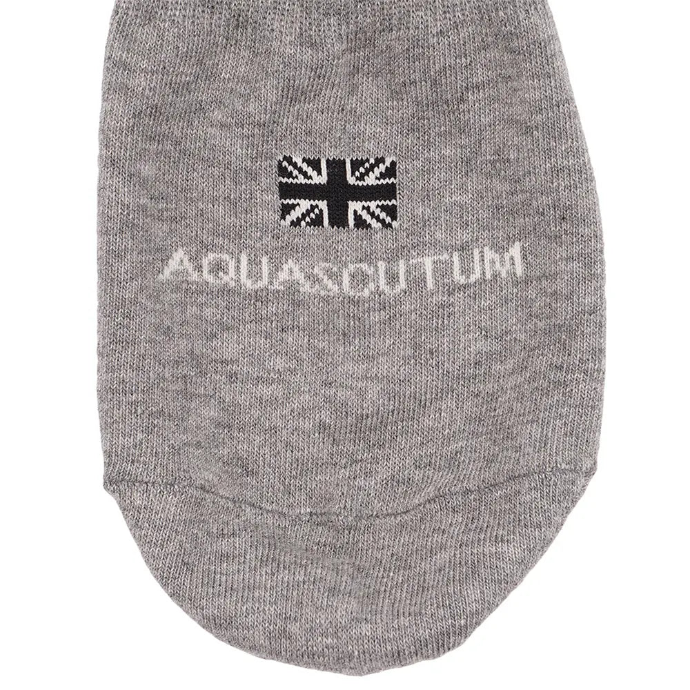 Aquascutum アクアスキュータム ニューライン ソックス ゴーストスニーカーロゴ - カジュアルソックス RENOWNINX ONLINE SHOP