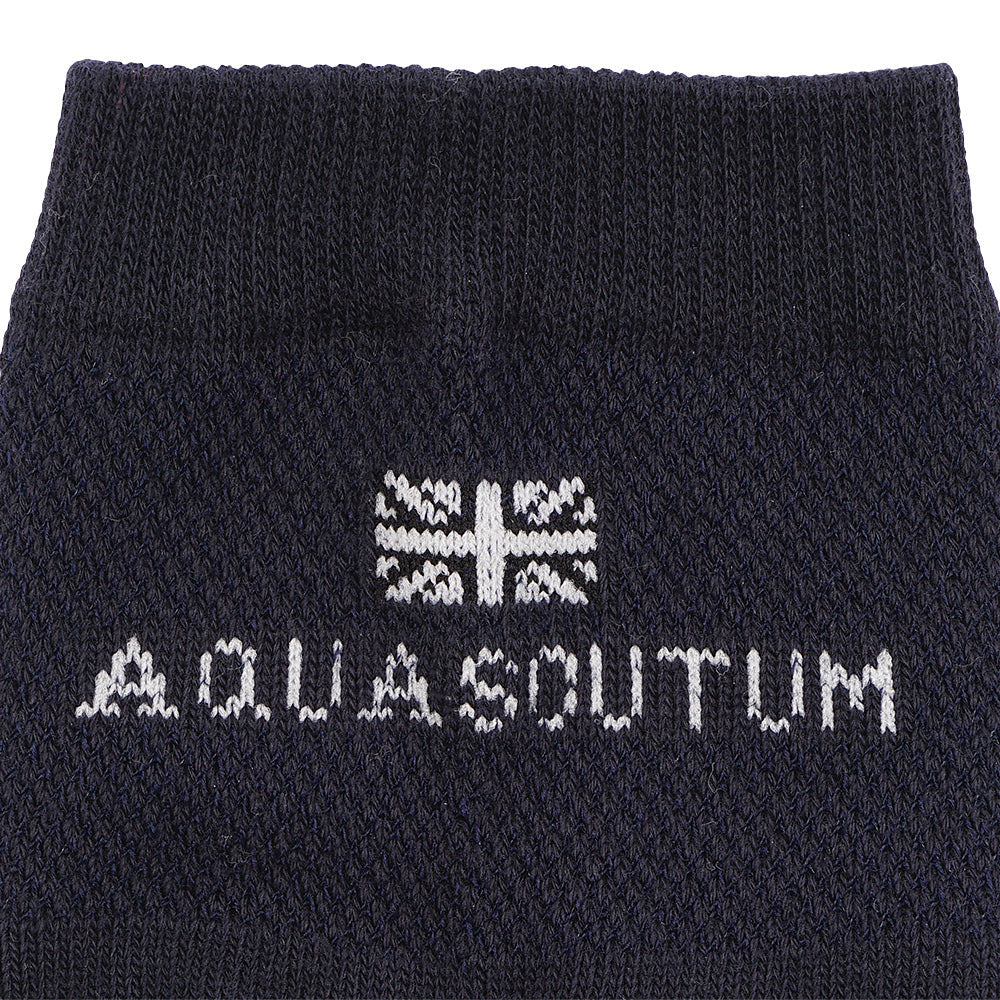 Aquascutum アクアスキュータム ニューライン ソックス ショートメッシュロゴ - カジュアルソックス  RENOWNINX ONLINE SHOP