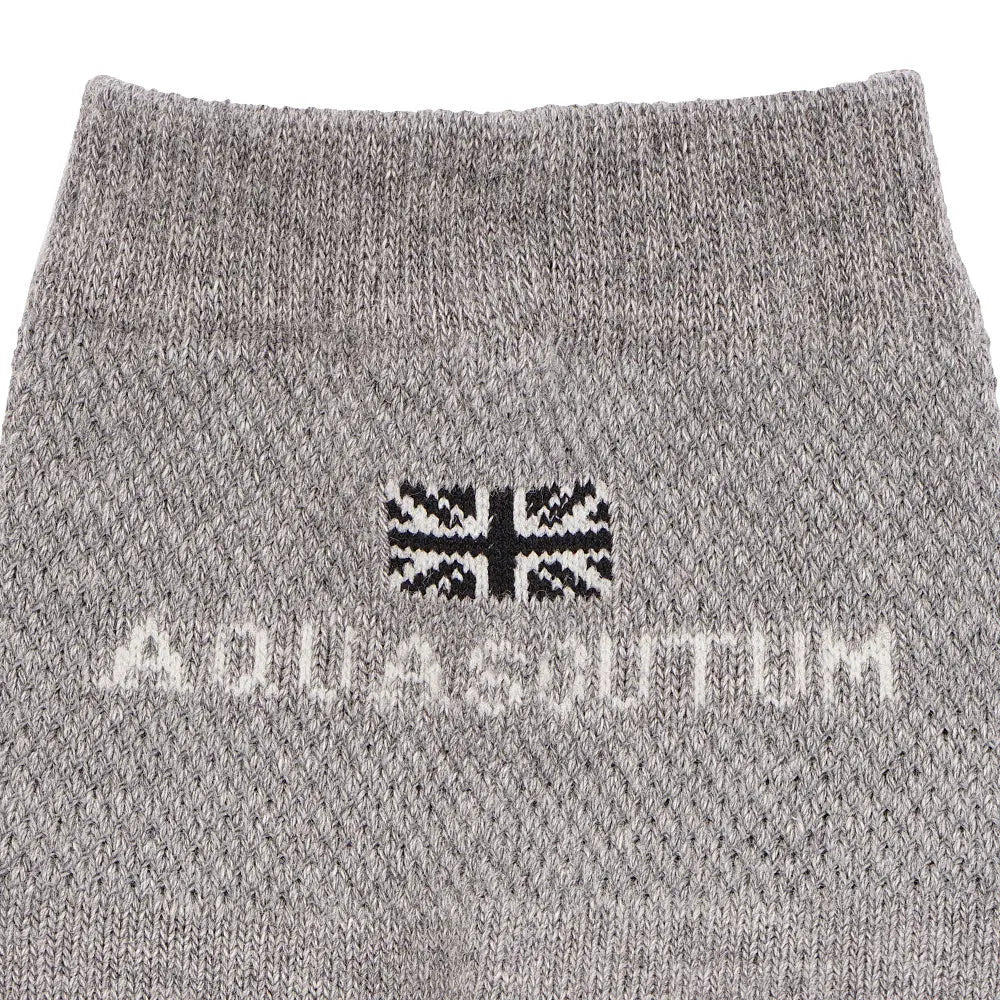 Aquascutum アクアスキュータム ニューライン ソックス ショートメッシュロゴ - カジュアルソックス RENOWNINX ONLINE SHOP
