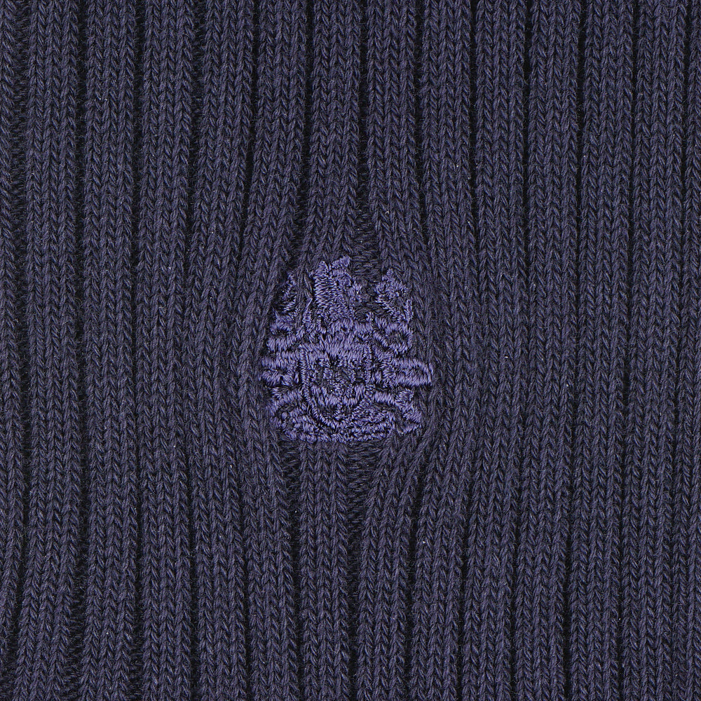 Aquascutum アクアスキュータム ソックス ワンポイント刺繍HS - ハイソックス RENOWNINX ONLINE SHOP