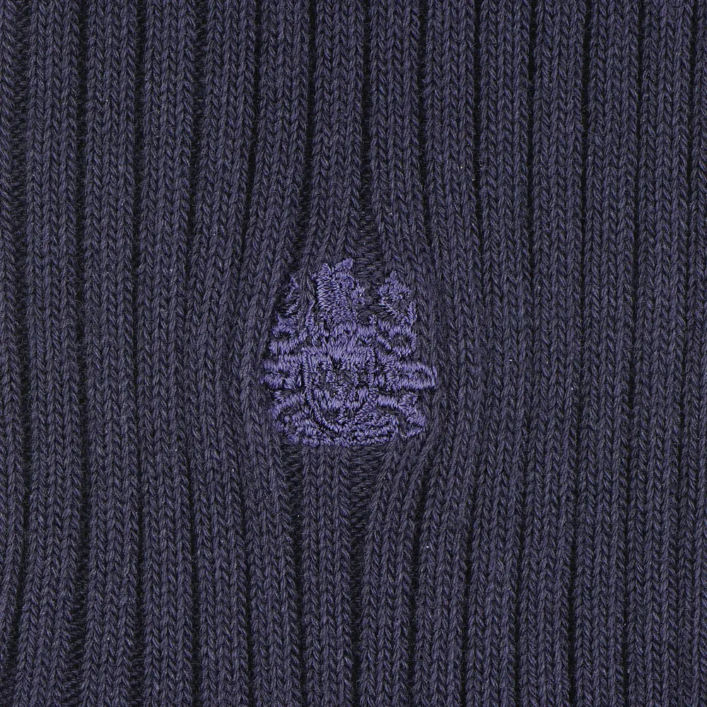 Aquascutum アクアスキュータム ソックス ワンポイント刺繍HS - ハイソックス RENOWNINX ONLINE SHOP