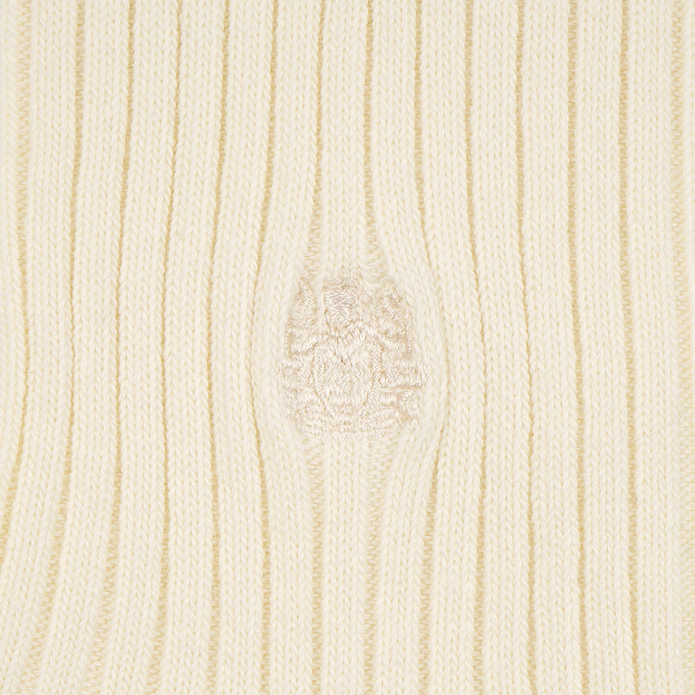 Aquascutum アクアスキュータム ソックス ワンポイント刺繍HS - ハイソックス RENOWNINX ONLINE SHOP