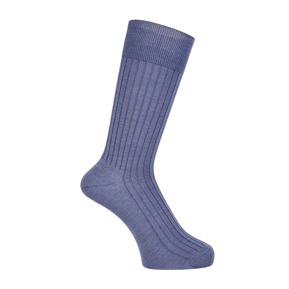 INXファクトリープロジェクト ソックス シルクリブ - ビジネスソックス Blue / 25-27 RENOWNINX ONLINE SHOP