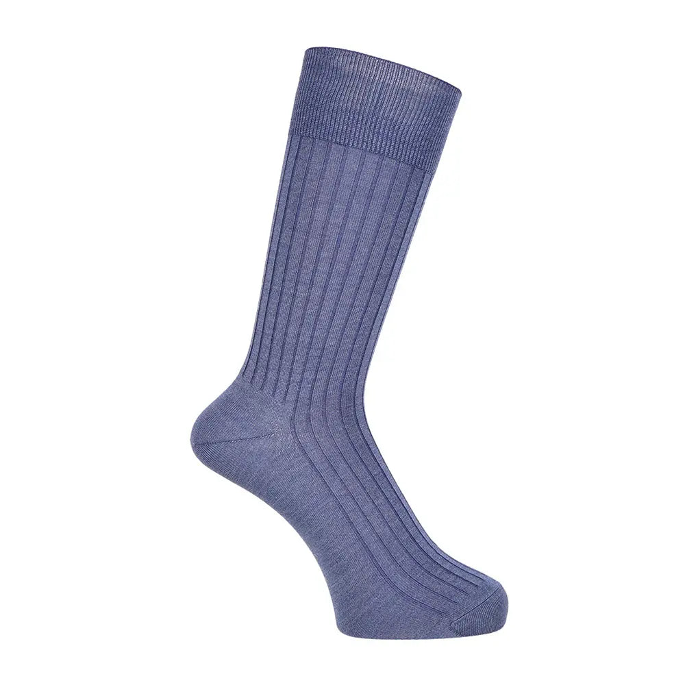 INXファクトリープロジェクト ソックス シルクリブ - ビジネスソックス Blue / 25-27 RENOWNINX ONLINE SHOP