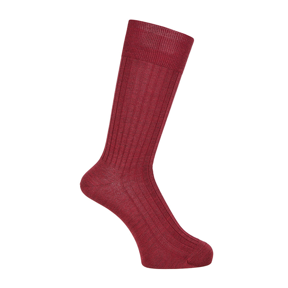 INXファクトリープロジェクト ソックス シルクリブ - ビジネスソックス Red / 25-27 RENOWNINX ONLINE SHOP