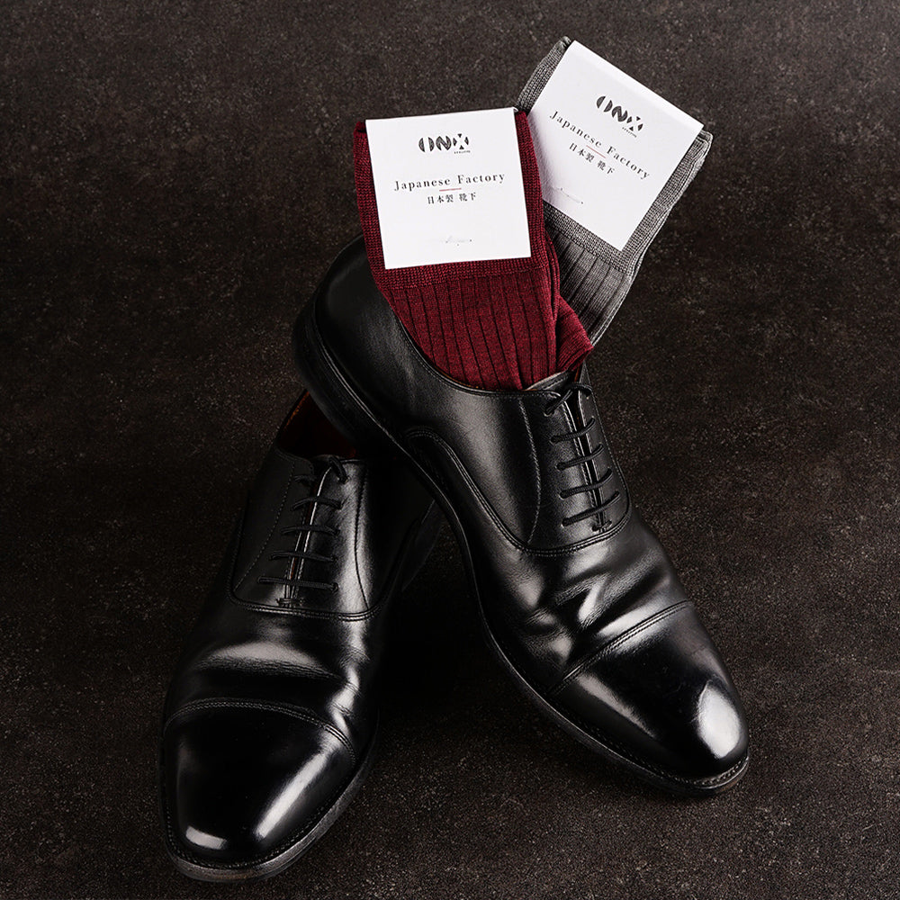 INXファクトリープロジェクト ソックス シルクリブ - ビジネスソックス RENOWNINX ONLINE SHOP