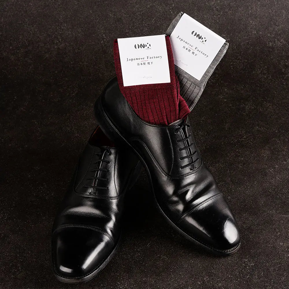 INXファクトリープロジェクト ソックス シルクリブ - ビジネスソックス RENOWNINX ONLINE SHOP