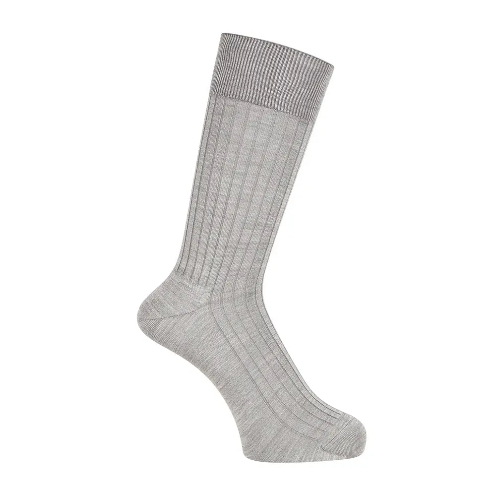 INXファクトリープロジェクト ソックス シルクリブ - ビジネスソックス Gray / 25-27 RENOWNINX ONLINE SHOP