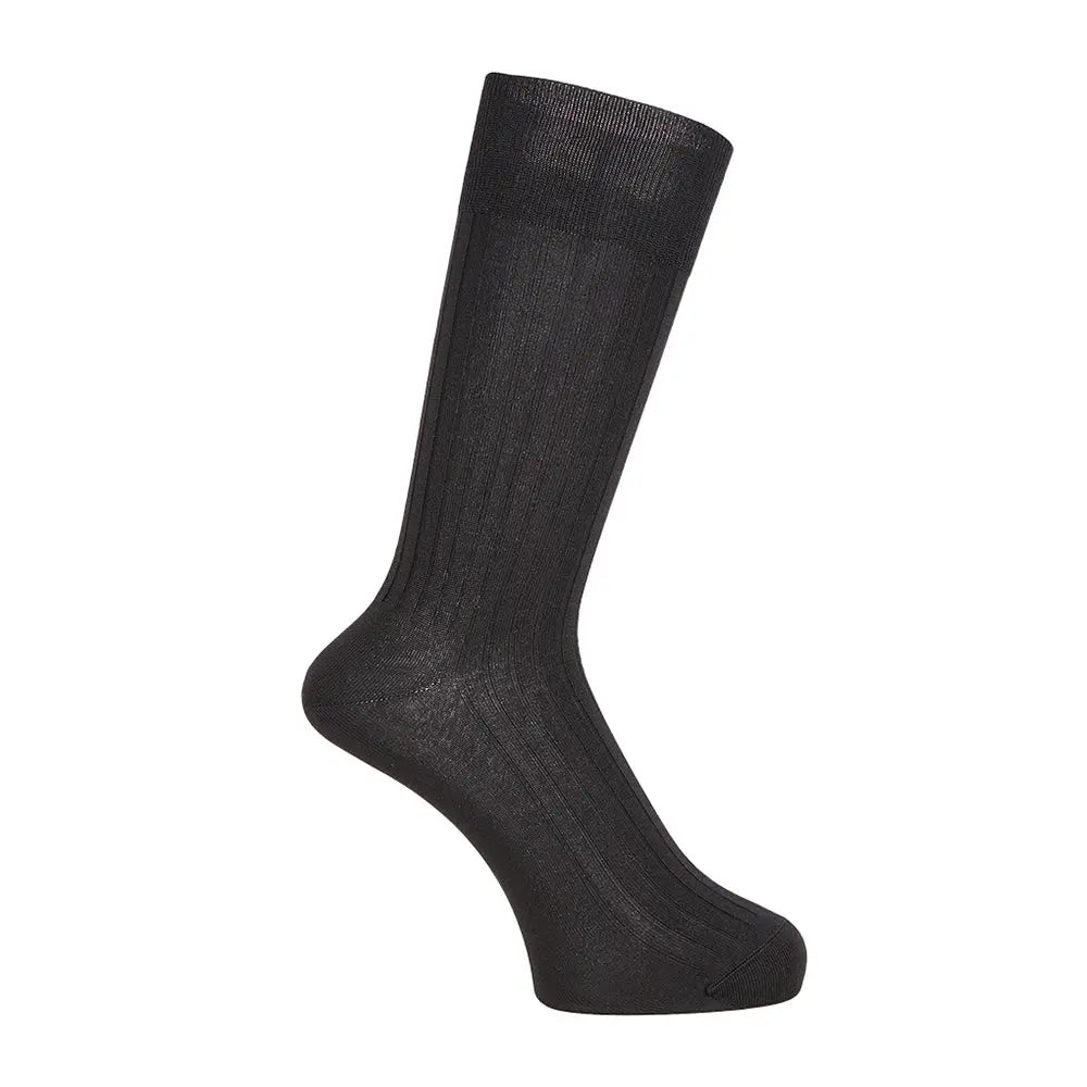 INXファクトリープロジェクト ソックス シルクリブ - ビジネスソックス Black / 25-27 RENOWNINX ONLINE SHOP