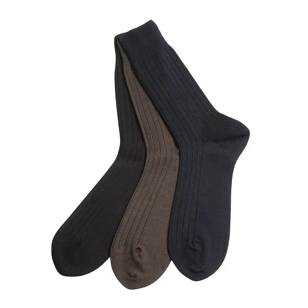 INXファクトリープロジェクト ソックス オーガニック超長綿ハイゲージリブ - ビジネスソックス RENOWNINX ONLINE SHOP