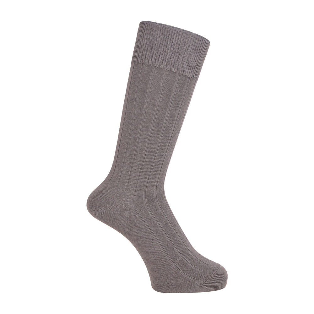 INXファクトリープロジェクト ソックス オーガニック超長綿ミドルゲージリブ - カジュアルソックス Gray / 25-27 RENOWNINX ONLINE SHOP