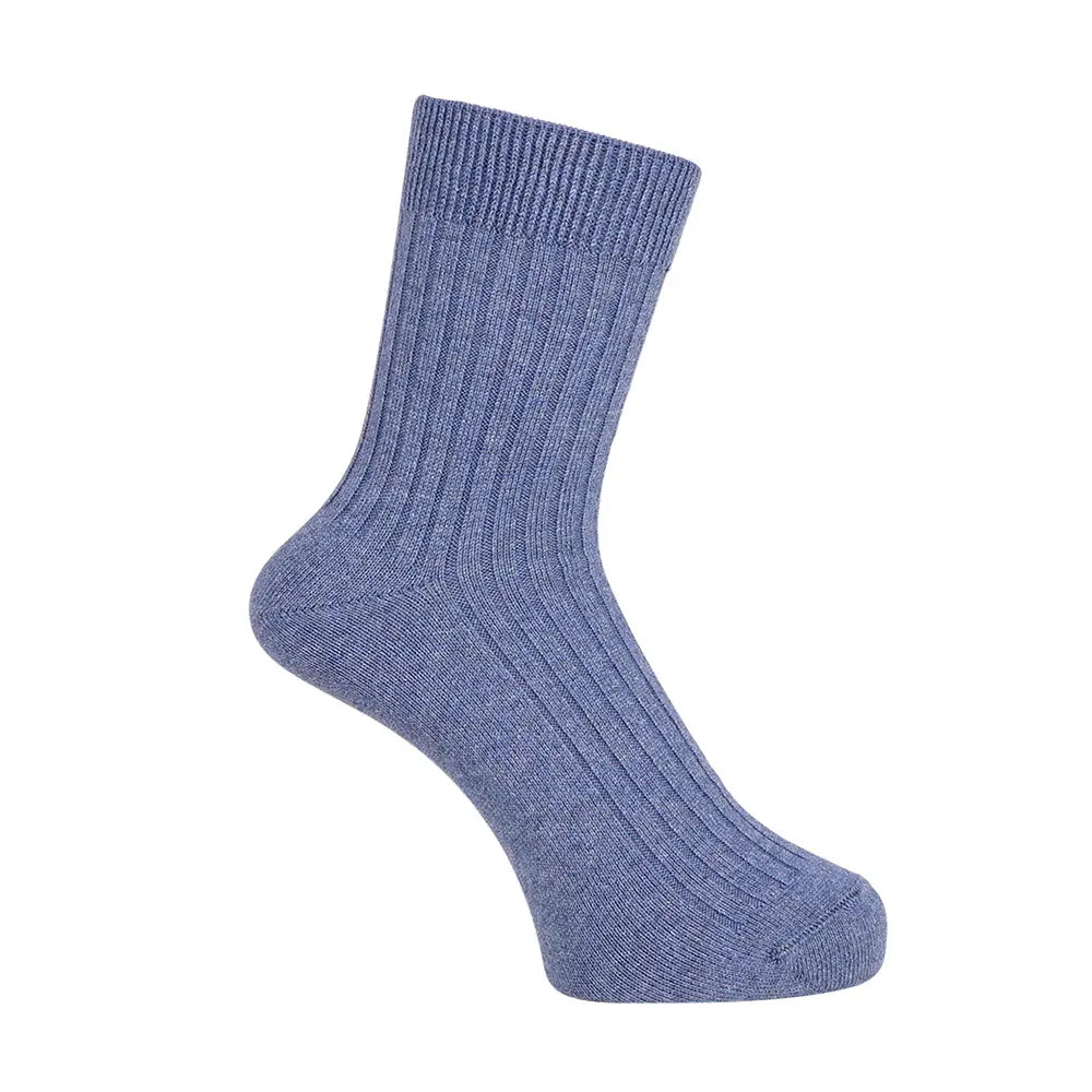 INXファクトリープロジェクト ソックス オーガニックコットンミドルゲージリブ - カジュアルソックス Blue / 25-27 RENOWNINX ONLINE SHOP