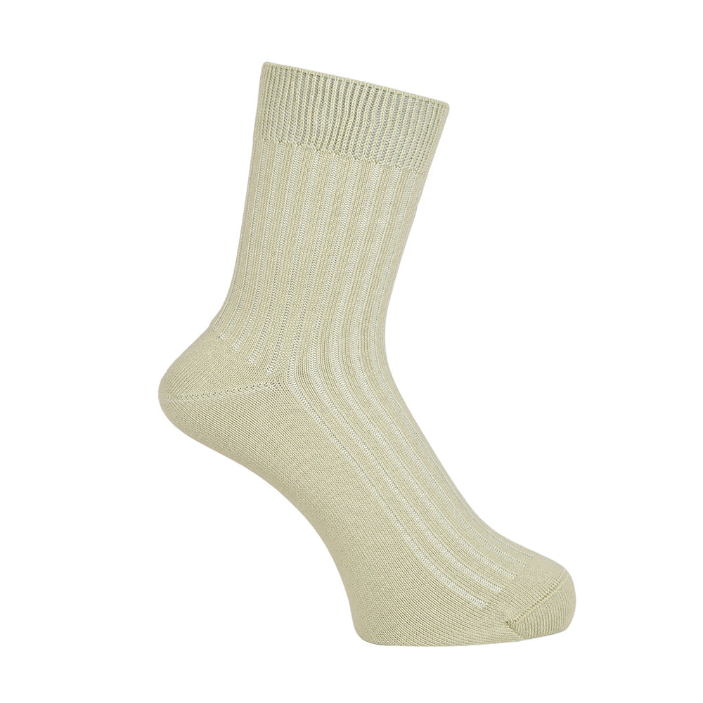 INXファクトリープロジェクト ソックス オーガニックコットンミドルゲージリブ - カジュアルソックス Light Green / 25-27 RENOWNINX ONLINE SHOP