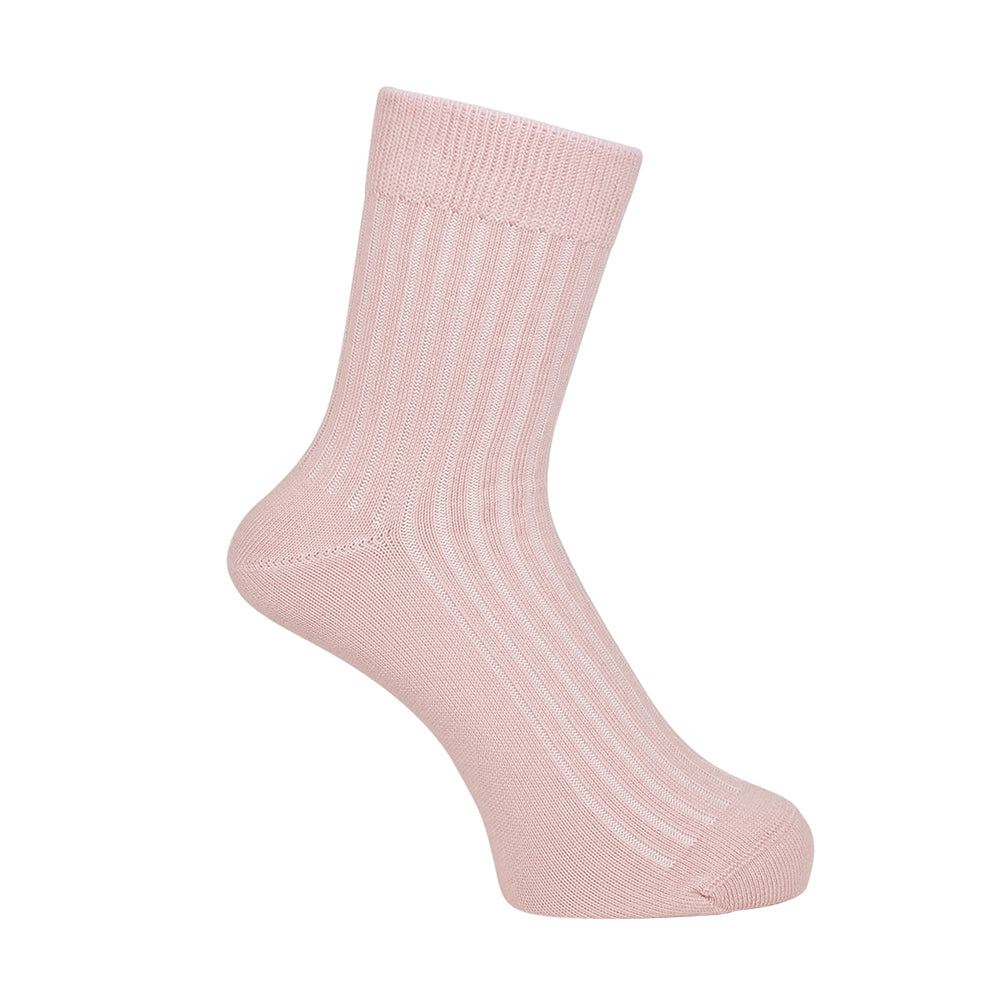 INXファクトリープロジェクト ソックス オーガニックコットンミドルゲージリブ - カジュアルソックス Pink / 25-27 RENOWNINX ONLINE SHOP