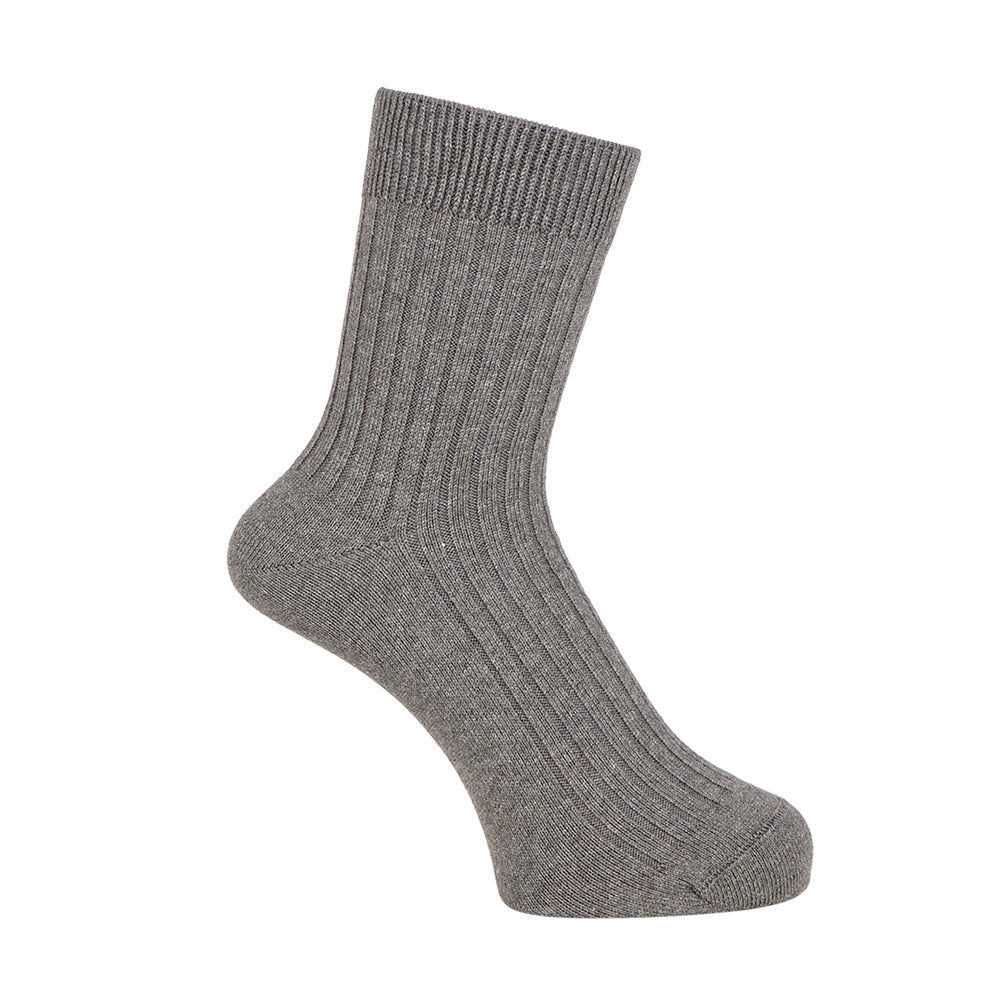 INXファクトリープロジェクト ソックス オーガニックコットンミドルゲージリブ - カジュアルソックス Charcoal Gray / 25-27 RENOWNINX ONLINE SHOP