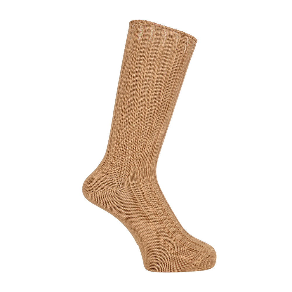 INXファクトリープロジェクト ソックス オーガニックコットンローゲージリブ - カジュアルソックス Brown / 25-27 RENOWNINX ONLINE SHOP