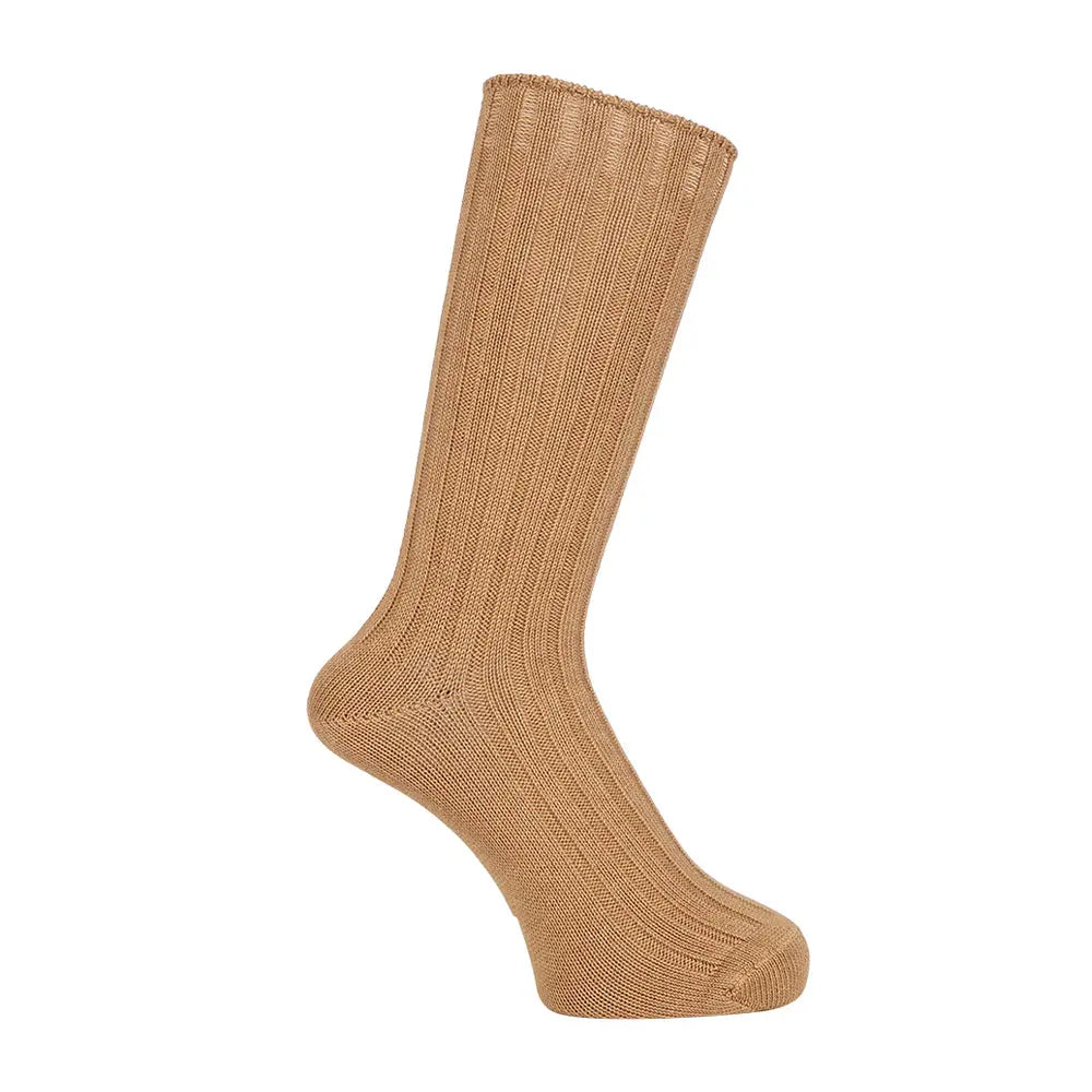 INXファクトリープロジェクト ソックス オーガニックコットンローゲージリブ - カジュアルソックス Brown / 25-27 RENOWNINX ONLINE SHOP