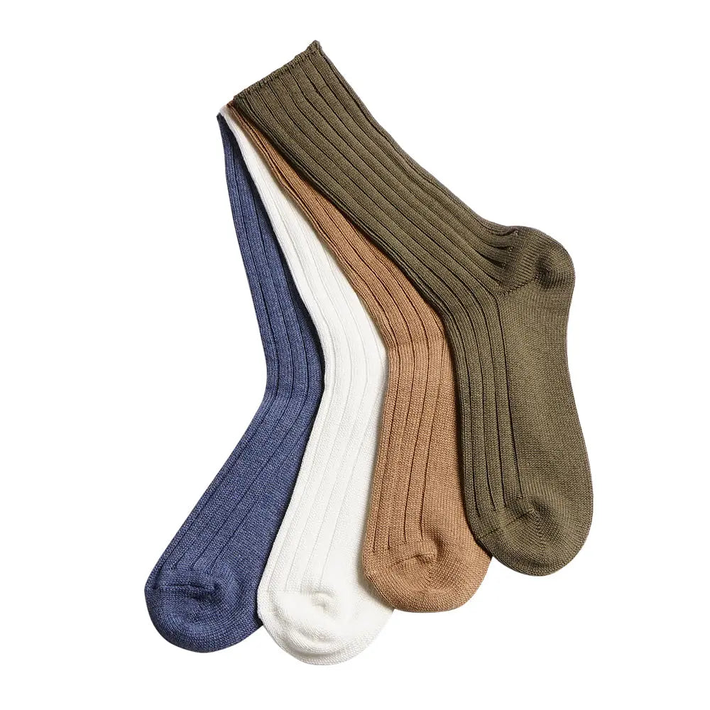 INXファクトリープロジェクト ソックス オーガニックコットンローゲージリブ - カジュアルソックス RENOWNINX ONLINE SHOP