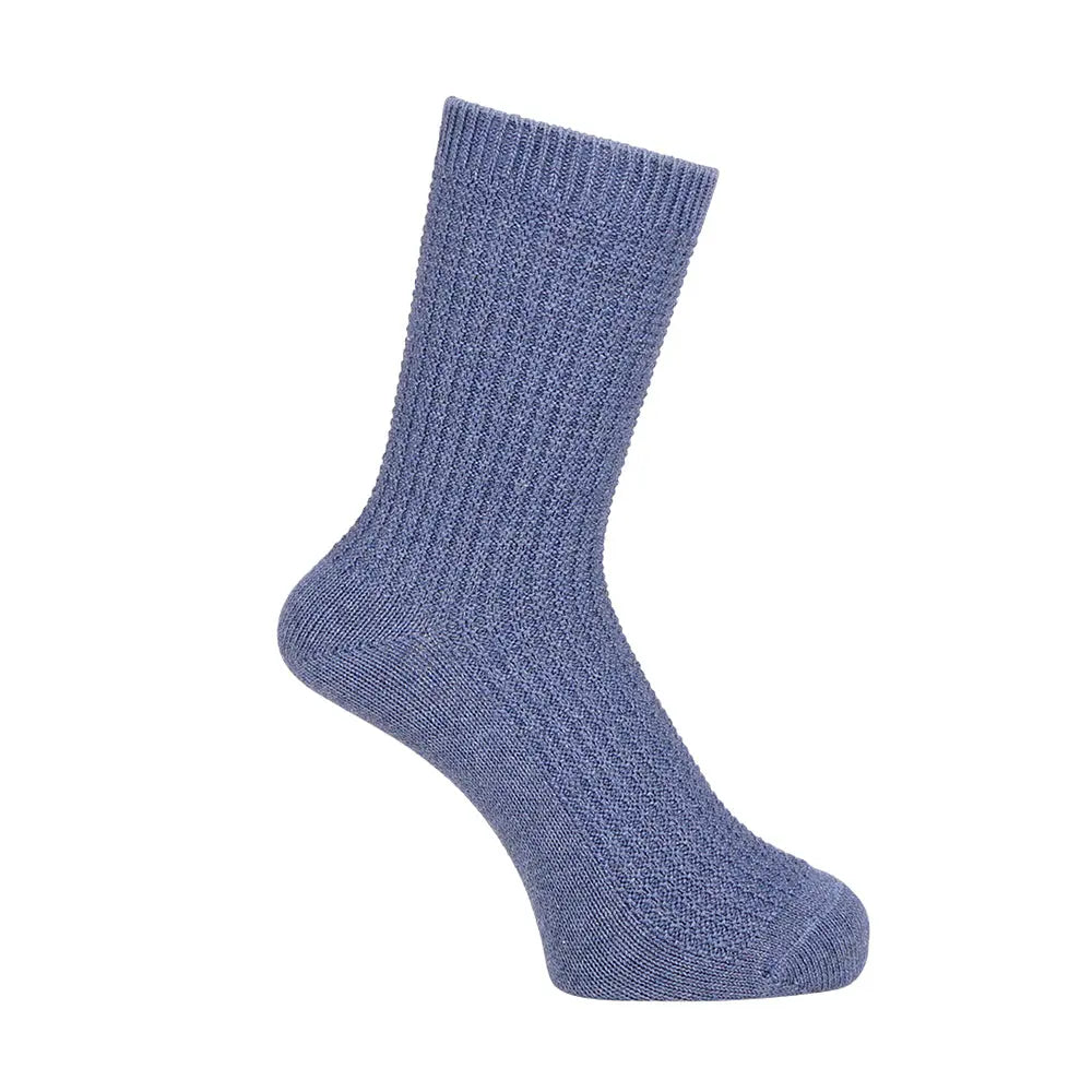 INXファクトリープロジェクト ソックス オーガニックコットンワッフル - カジュアルソックス Navy / 25-27 RENOWNINX ONLINE SHOP