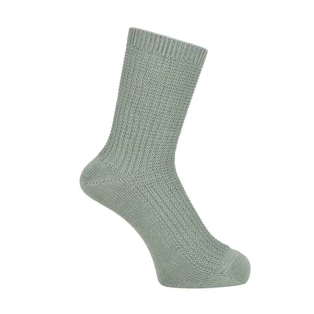 INXファクトリープロジェクト ソックス オーガニックコットンワッフル - カジュアルソックス Dark Green / 25-27 RENOWNINX ONLINE SHOP
