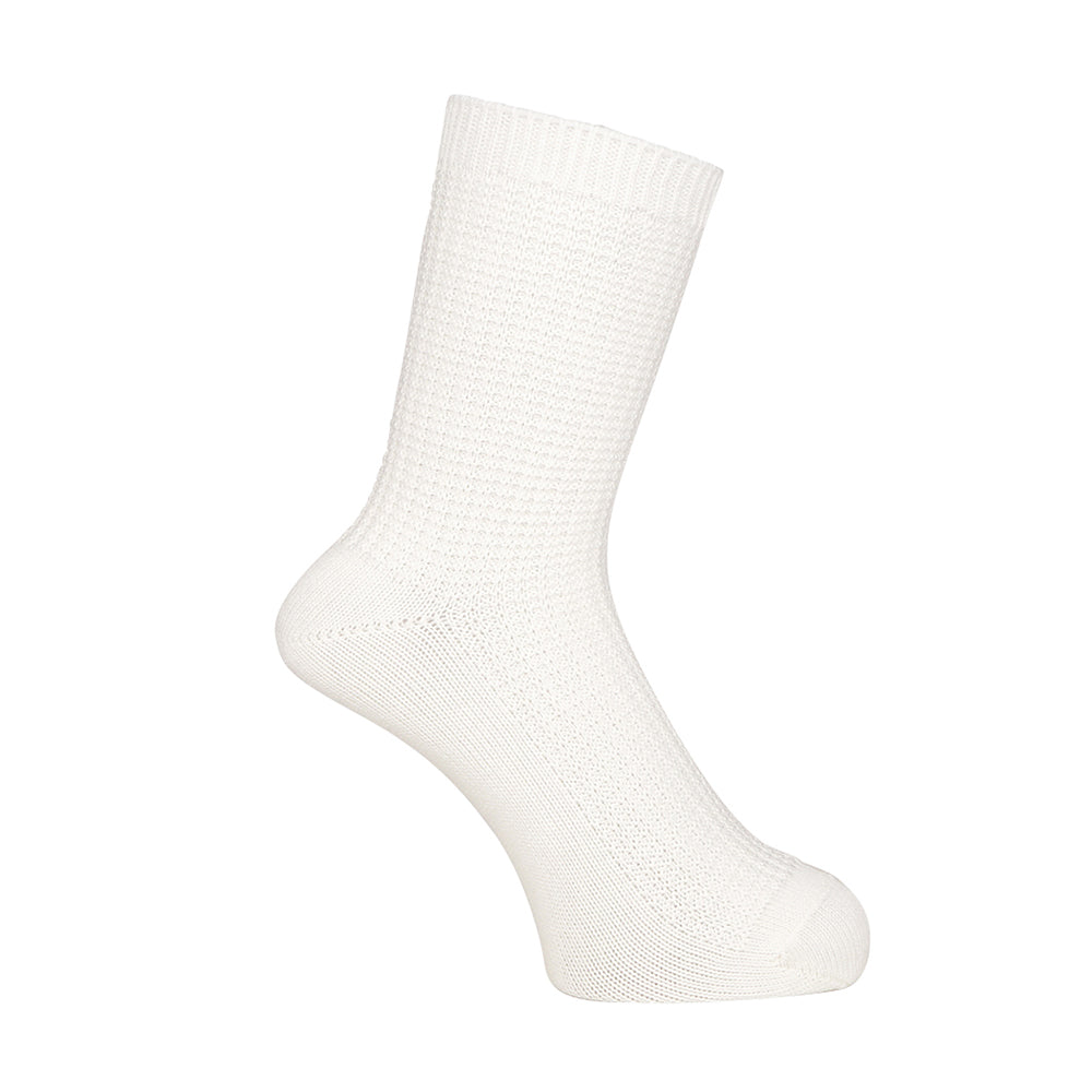 INXファクトリープロジェクト ソックス オーガニックコットンワッフル - カジュアルソックス Off White / 25-27 RENOWNINX ONLINE SHOP