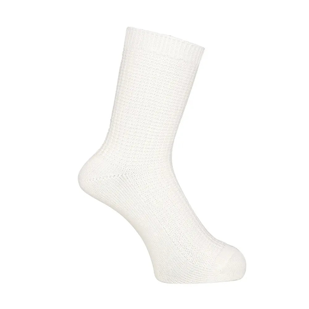 INXファクトリープロジェクト ソックス オーガニックコットンワッフル - カジュアルソックス Off White / 25-27 RENOWNINX ONLINE SHOP