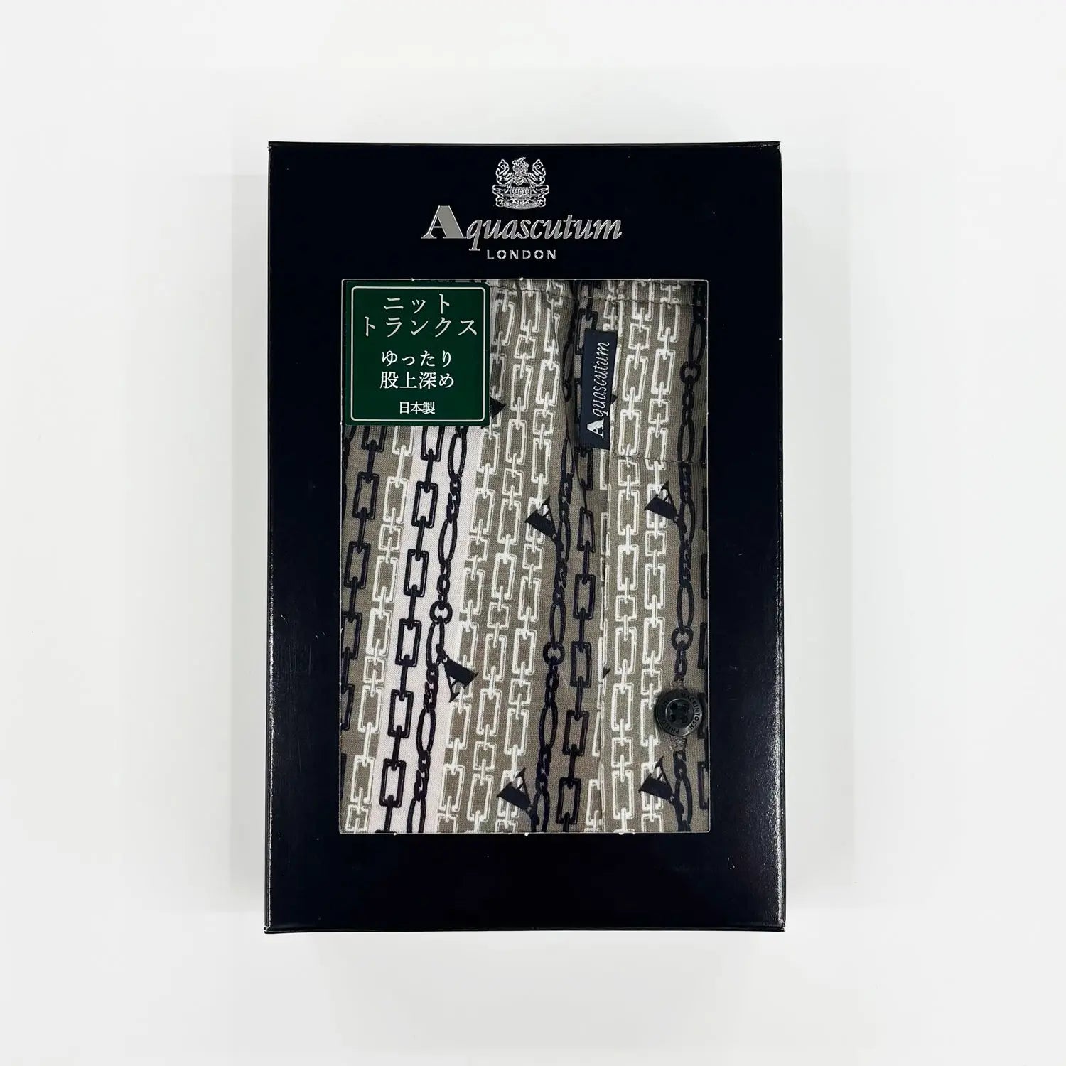 Aquascutum アクアスキュータム クラシックライン ニットトランクス 26AW 2本ゴム Aチェーン - パンツ RENOWNINX ONLINE SHOP