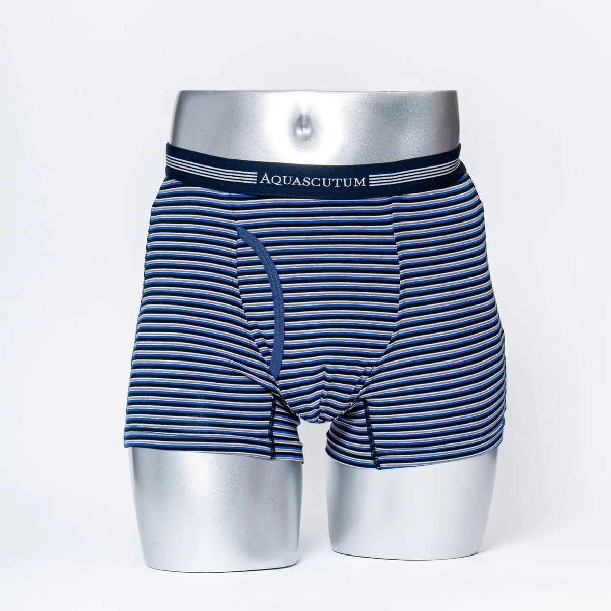 Aquascutum アクアスキュータムニューライン ボクサー 26AW 先染めボーダー - パンツ RENOWNINX ONLINE SHOP