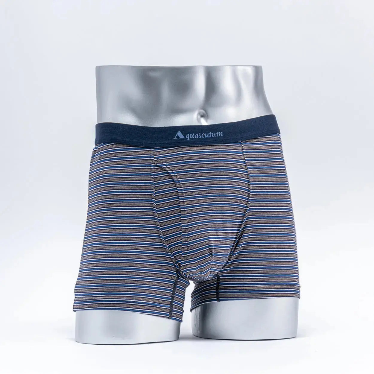 Aquascutum アクアスキュータム ニューライン ボクサー 26SS 先染めボーダー - パンツ RENOWNINX ONLINE SHOP