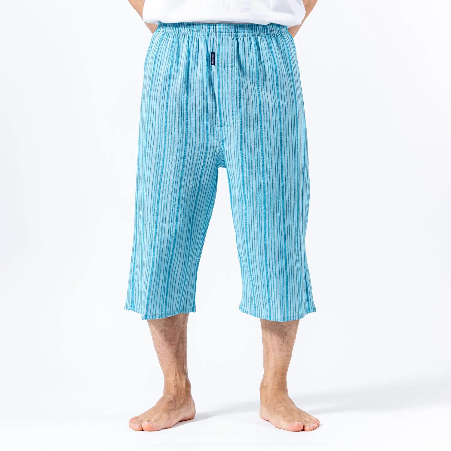 Aquascutum アクアスキュータム ステテコ 26S ランダム空羽クレープ ストライプ 裏打ちゴム - ステテコ・ロングパンツ RENOWNINX ONLINE SHOP