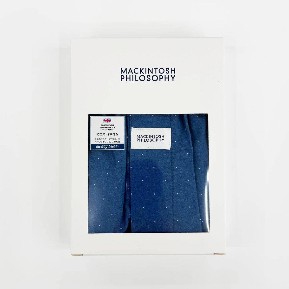 MACKINTOSH PHILOSOPHY マッキントッシュ フィロソフィー トランクス 2本ゴム 26FW ドット - パンツ RENOWNINX ONLINE SHOP