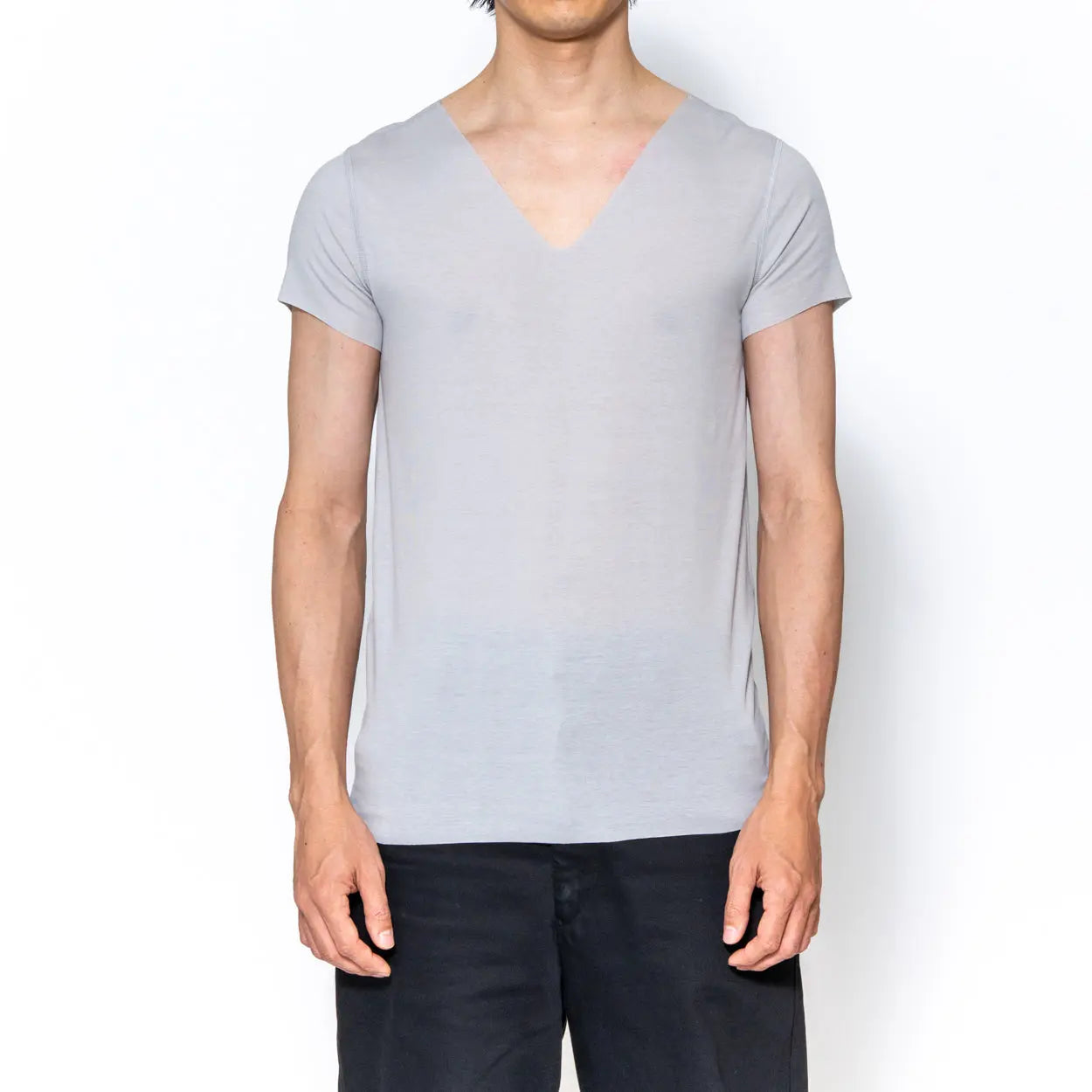 木村メリヤス工場 Vネック カットオフTシャツ - トップス RENOWNINX ONLINE SHOP