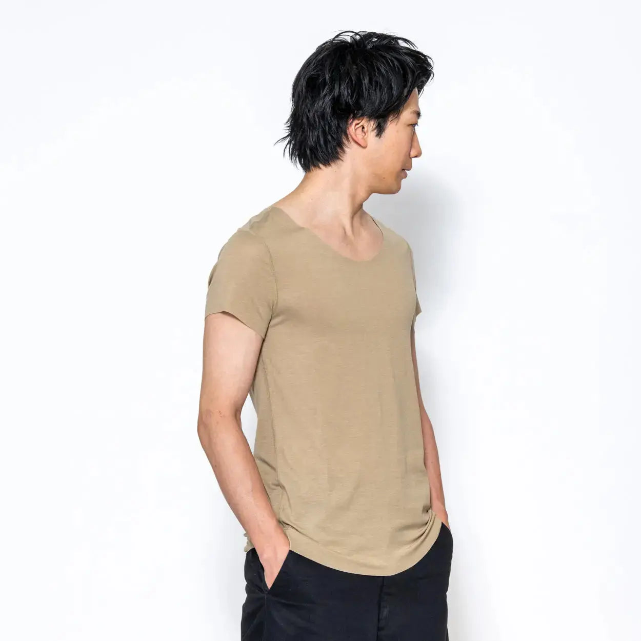 木村メリヤス工場 ボートネックTシャツ シームレスカットインナー - トップス RENOWNINX ONLINE SHOP