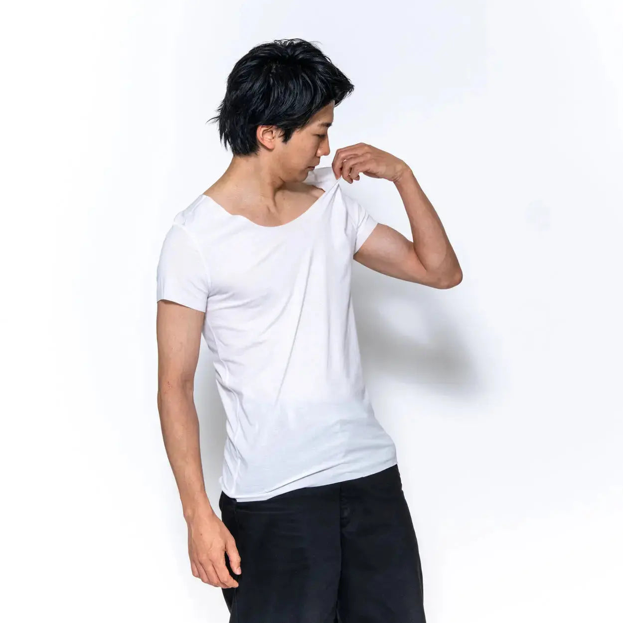 木村メリヤス工場 ボートネックTシャツ シームレスカットインナー - トップス RENOWNINX ONLINE SHOP