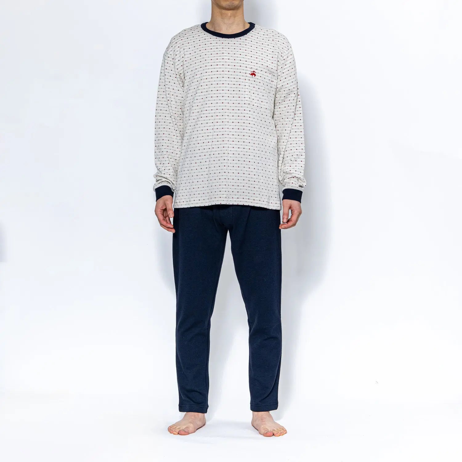 Brooks Brothers ブルックス ブラザーズ パジャマ 接結天竺カラフルドットクルー - パジャマ RENOWNINX ONLINE SHOP