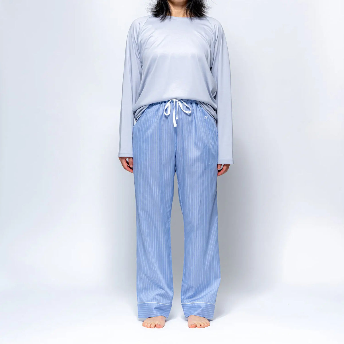Nemurino パジャマ サテンストライプ リラクシングパンツ - パジャマ RENOWNINX ONLINE SHOP