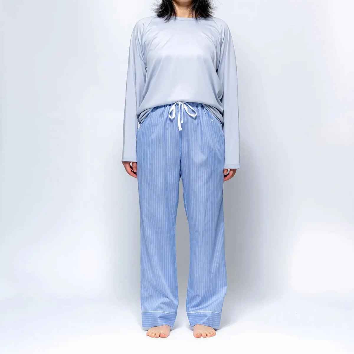 Nemurino パジャマ サテンストライプ リラクシングパンツ - パジャマ RENOWNINX ONLINE SHOP