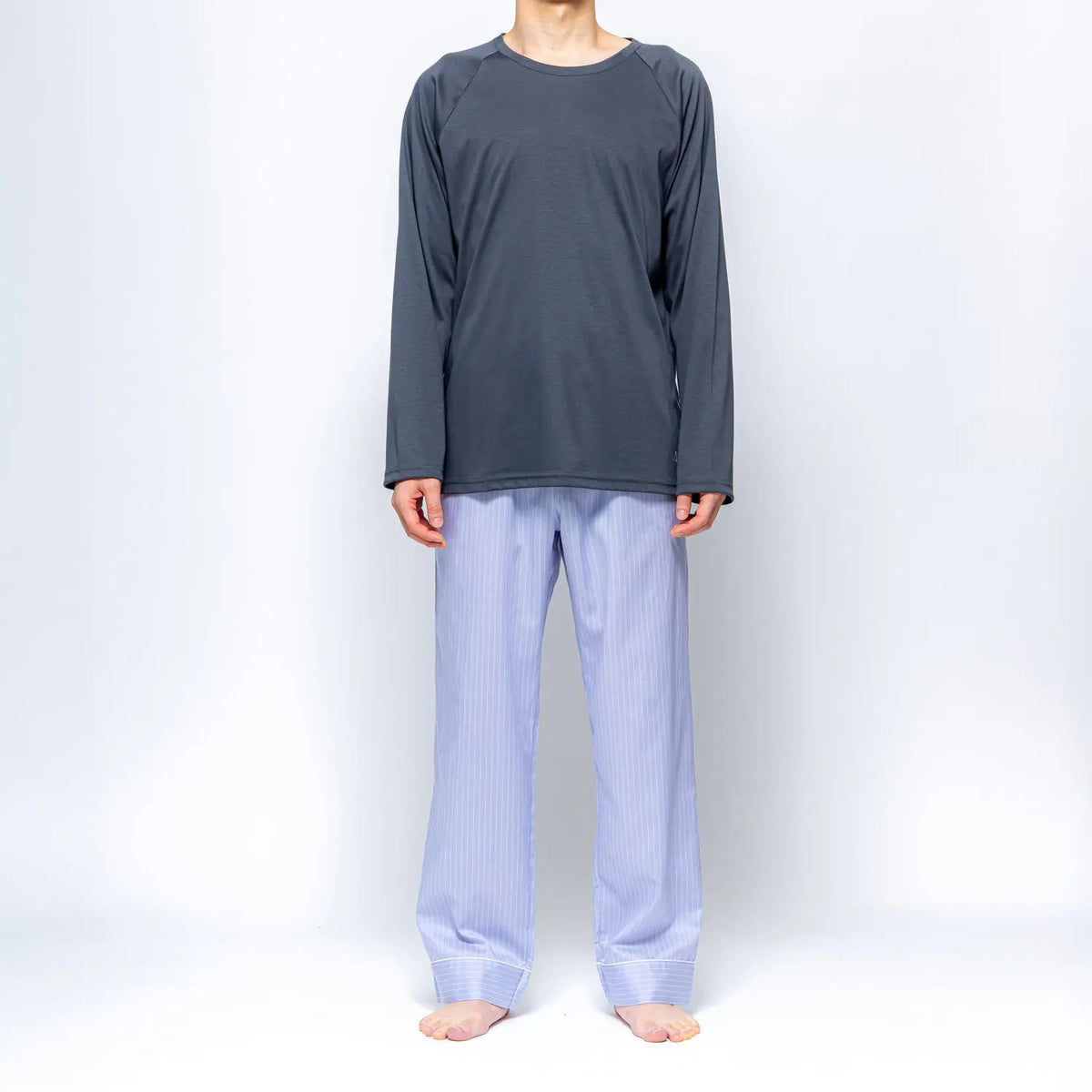 Nemurino パジャマ サテンストライプ リラクシングパンツ - パジャマ RENOWNINX ONLINE SHOP